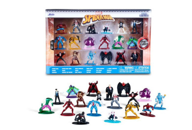 Marvel Spiderman Kovové sběratelské nanofigurky 18 ks, wave 9