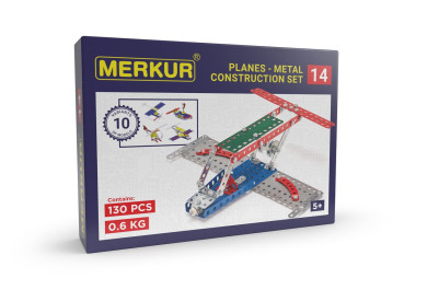 Merkur 014 Letadlo, 119 dílů, 10 modelů