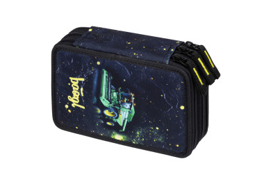 BAAGL Školní penál třípatrový Traktor GRS