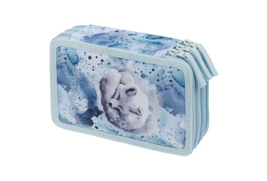 BAAGL Školní penál třípatrový Polar GRS