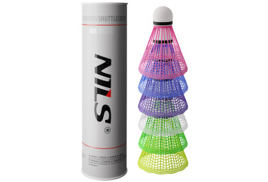 NBL6026 badmintonové míčky Multicolot, sada 6 ks
