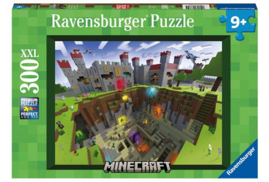 Ravensburger Puzzle Minecraft 300 XL dílků