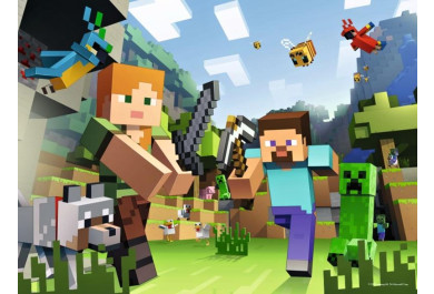 Ravensburger Puzzle Minecraft 100 XL dílků