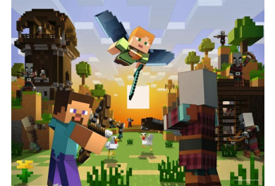 Ravensburger Puzzle Minecraft 150 XL dílků
