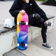 Skateboard Nils Extreme CR3108 Geometric, 78x20 cm
