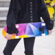 Skateboard Nils Extreme CR3108 Geometric, 78x20 cm