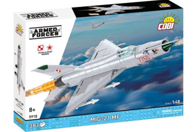Cobi 5918 MIG-21 MF (Polsko / SSSR), 1:48, 381 kostek
