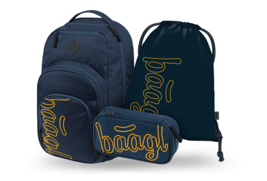BAAGL SET 3 Coolmate Lux: batoh, penál, sáček