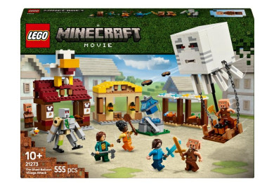 LEGO Minecraft 21273 Balón v podobě ďasa a útok na vesnici