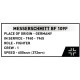Cobi 5873 II WW Messerschmitt BF-109F, 1:48, 123 kostek
