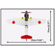Cobi 5872 II WW Kawasaki Ki-61 Hien, 1:48, 141 kostek
