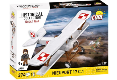Cobi 2998 Great War Nieuport 17 C.1, 1:32, 274 kostek