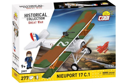 Cobi 2997 Great War Nieuport 17 C.1, 1:32, 277 kostek