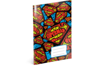 Školní sešit Superman – Shapes, A5, 40 listů, nelinkovaný