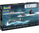Plastic ModelKit ponorky 05186 - 70 Years Bundeswehr:Wilhelm Bauer,Type 206A,Class2 (1:144)