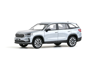 Abrex Škoda Kodiaq II (2023) Stříbrná Smoky Diamond Metalíza 1:43