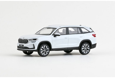 Abrex Škoda Kodiaq II (2023) Bílá Moon Metalíza 1:43
