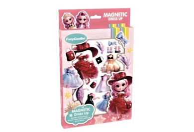 Magnetické Oblékání růžové - Dress Up