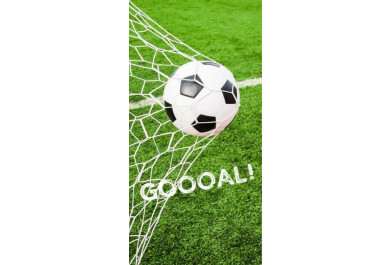 Detexpol, plážová osuška Fotbal, 70x140 cm