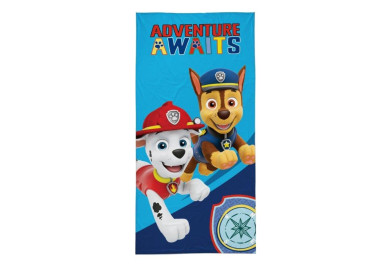 Plážová osuška Paw Patrol modrá, 70x140 cm