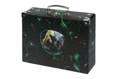 BAAGL Skládací školní kufřík Draci s kováním