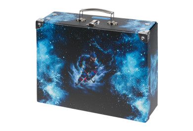 BAAGL Skládací školní kufřík Hokej s kováním