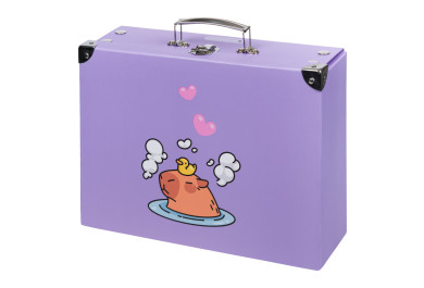 BAAGL Skládací školní kufřík Kapybara s kováním