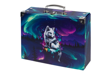 BAAGL Skládací školní kufřík Aurora s kováním