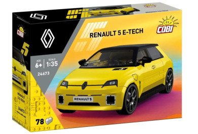Cobi 24673 Renault 5 e-tech, 1:35, 78 kostek