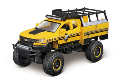Maisto Rebels Chevrolet Colorado Work Truck 4x4 (2017) žlutý 1:40