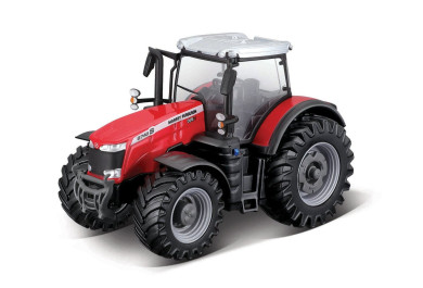 Bburago Farmland Traktor Massey Ferguson 8740S, 10cm