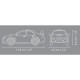 Cobi 24650 Subaru Impreza WRX 2003, 1:35, 88 kostek