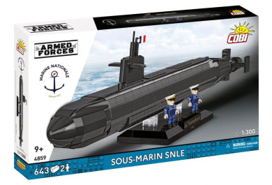 Cobi 4859 Armed Forces Sous-marin SNLE ponorka, 1:300, 643 k, 2 f