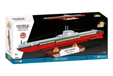 Cobi 4855 II WW Polská ponorka ORP Orzel, 1:300, 193 kostek