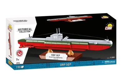 Cobi 4856 II WW Polská ponorka ORP Sep, 1:300, 190 kostek