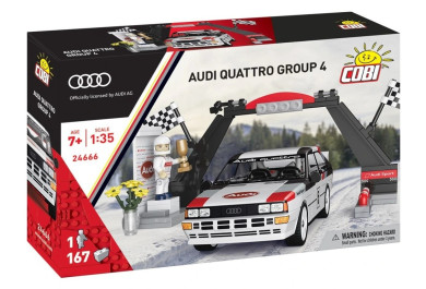 Cobi 24666 Audi Quattro Group 4, 1:35, 167 kostek