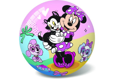 Gumový míč Disney Minnie a mazlíčci, 23 cm