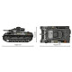 Cobi 2672 II WW Panzer III Ausf. H, 1:28, 963 kostek