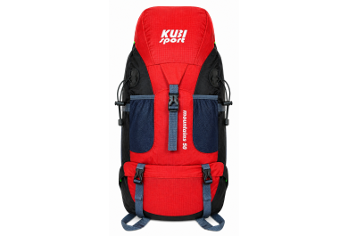 Turistický batoh Mountains 50 L, červený