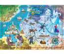 Clementoni puzzle 1000 dílků - Disney Mapa Frozen