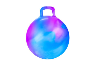 Skákací míč modro-fialový s úchytem 45cm