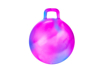 Skákací míč fialovo-modrý s úchytem 45cm