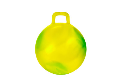 Skákací míč žluto-zelený s úchytem 45cm