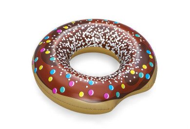 Bestway 36118 Nafukovací kruh donut hnědý, průměr 107cm