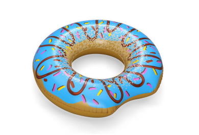 Bestway 36118 Nafukovací kruh donut modrý, průměr 107cm