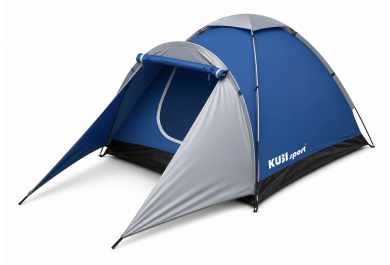 Stan monodome pro 3 osoby s předsíňkou, modrý