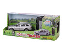 Kids Globe Traffic Volvo EX90 s přívěsem pro koně zpětný chod, 28cm 