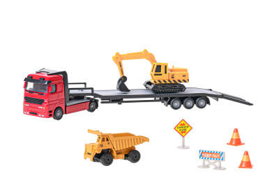Play Traffic nakladač se stavebním autem volný chod, 25cm 