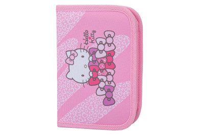BAAGL Školní penál jednopatrový Hello Kitty Sweet Leopard GRS