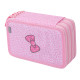 BAAGL Školní penál třípatrový Hello Kitty Sweet Leopard GRS